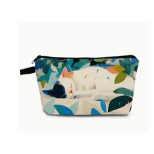Cosmetic Bag Makeup Bag Travel Pouch Toiletry Bag Sleeping Cat Pattern
